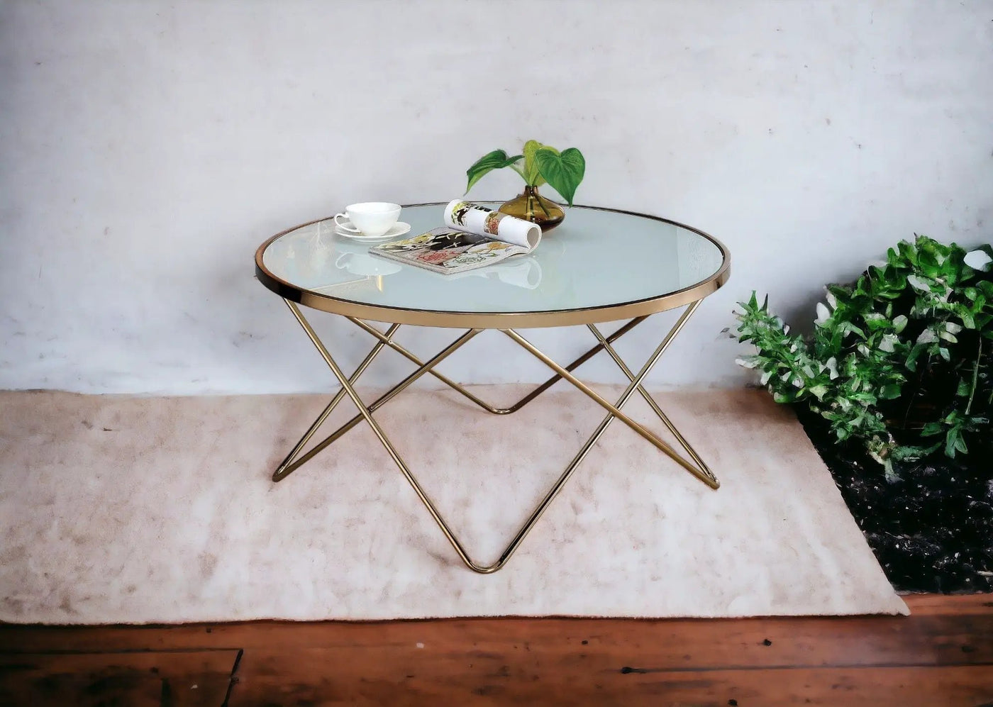 Valora Glass Coffee Table by HouseOfZazla