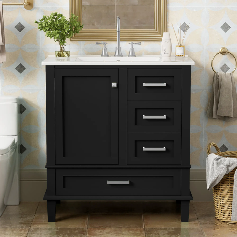 30" Bathroom Vanity with Sink Combo Set by HouseOfZazla