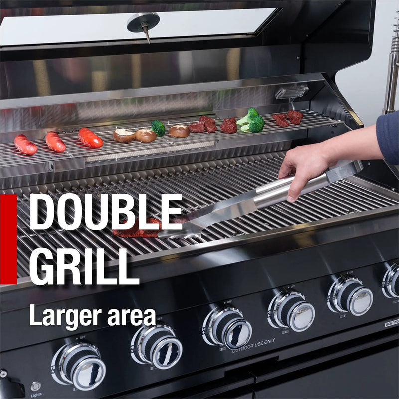Black Gas Grill with Four Burners by HouseOfZazla