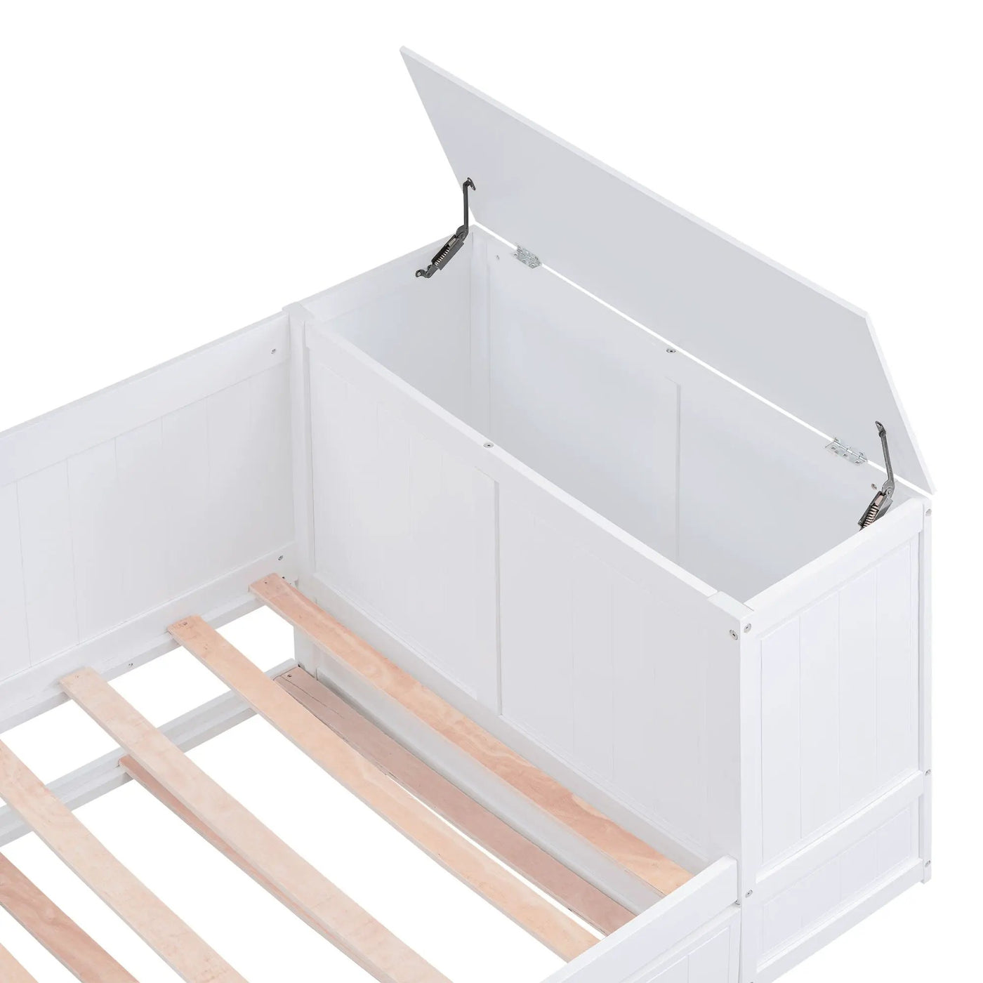 Daybed With Storage Arms, Trundle And Charging Station by HouseOfZazla