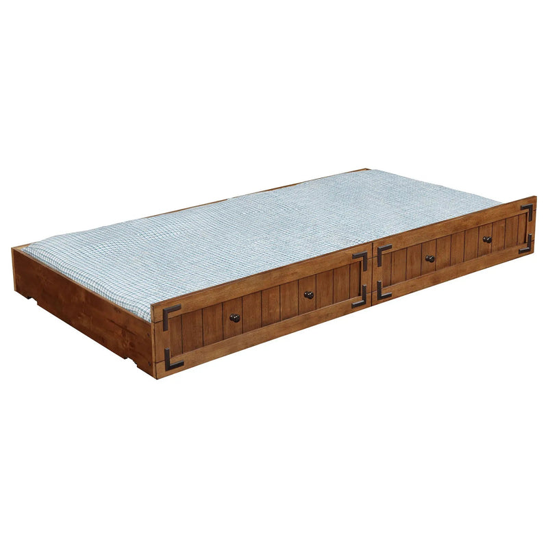 Oakdale Wood Twin Daybed with Trundle Rustic Honey by Unique Piece Furniture