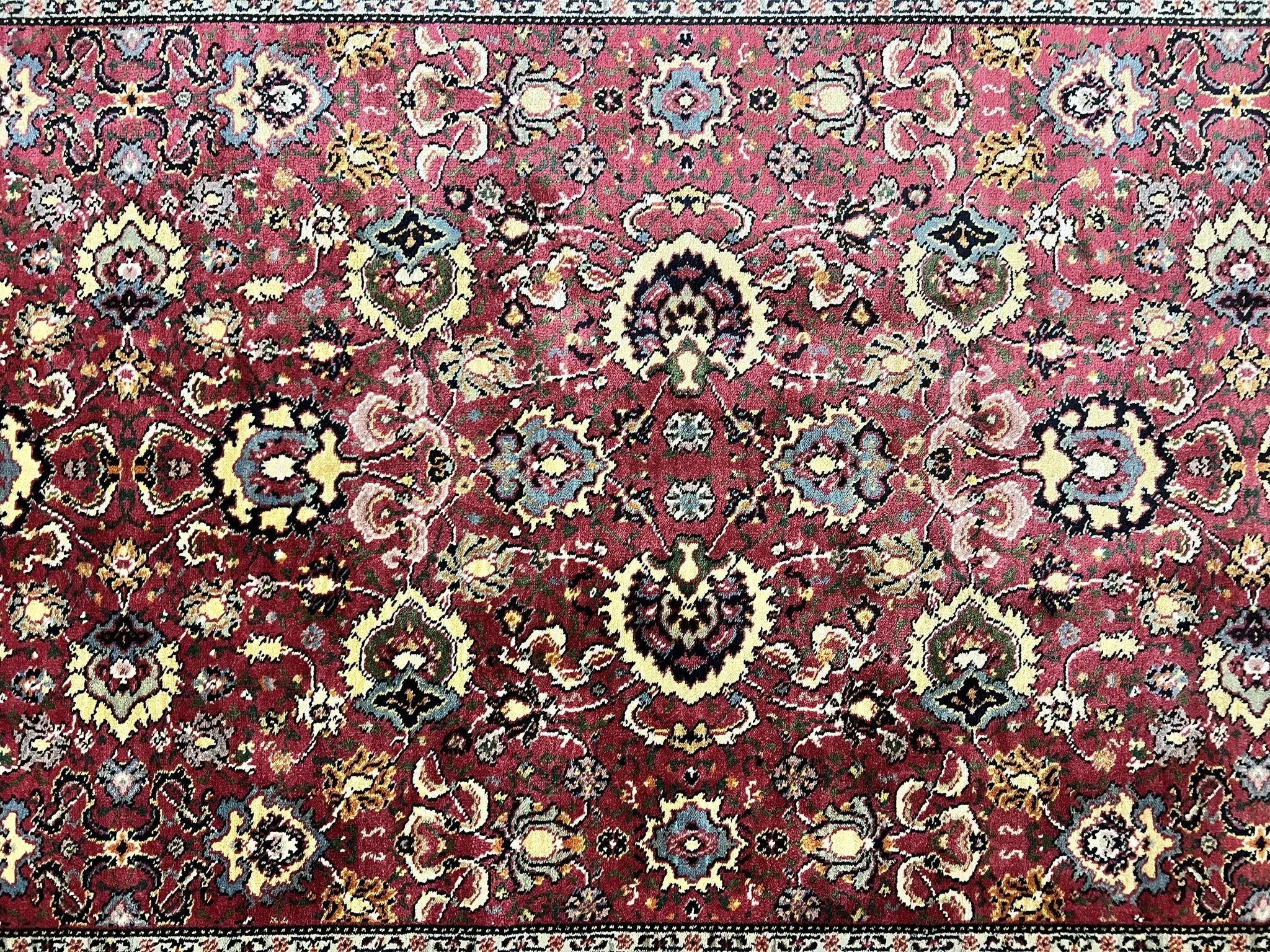 Karastan Rug 6x9, Williamsburg Herati #558, Wool Karastan Carpet, Vintage Karastan Persian Area Rug, Wool Pile by Jewel Rugs