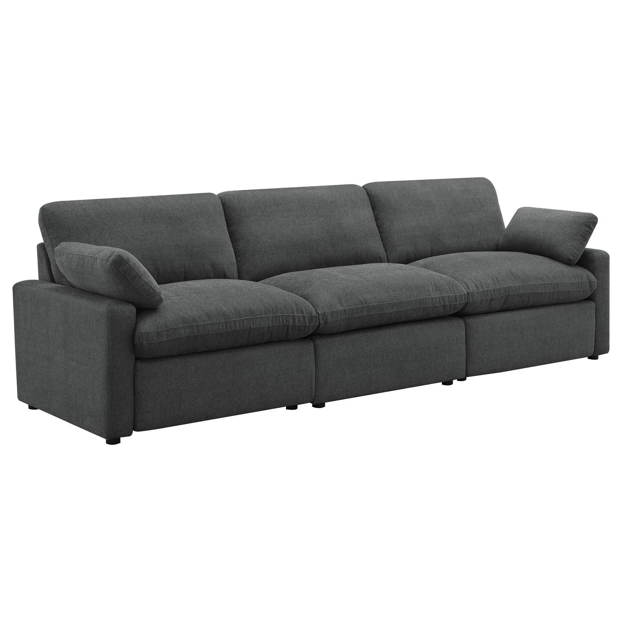 Collins Modular Power Sofa Dark Grey by Unique Piece Furniture