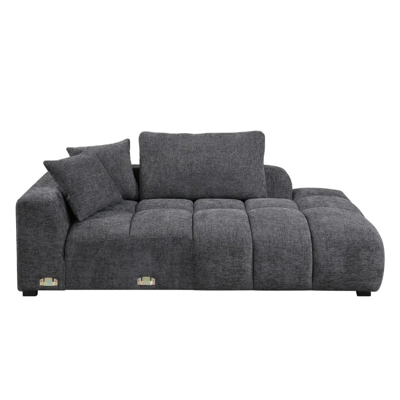 Chosen - Sectional Sofa With 3 Pillows by Unique Piece Furniture