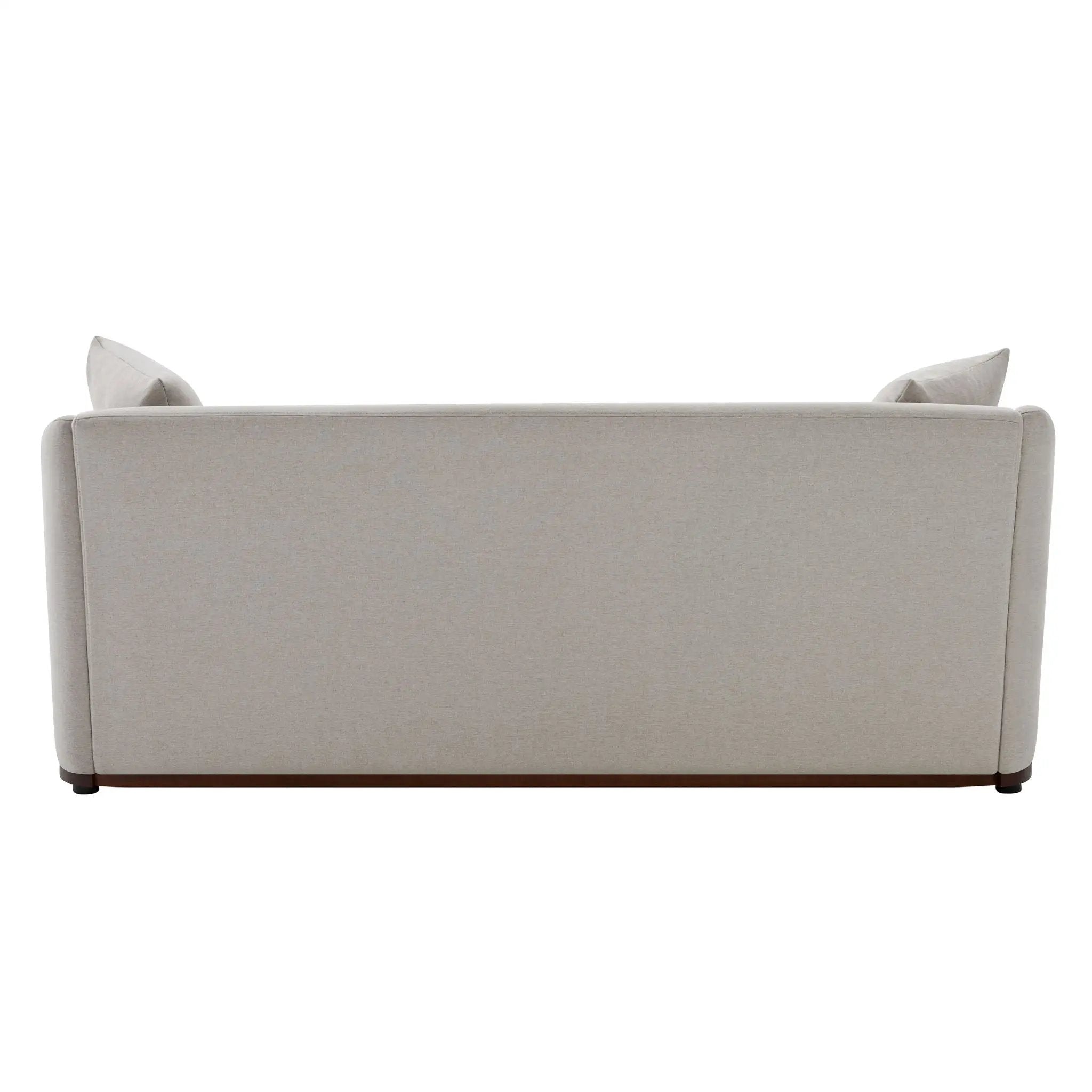 3 Seater Sofa With Wrap Around Armrests And Throw Pillows by HouseOfZazla