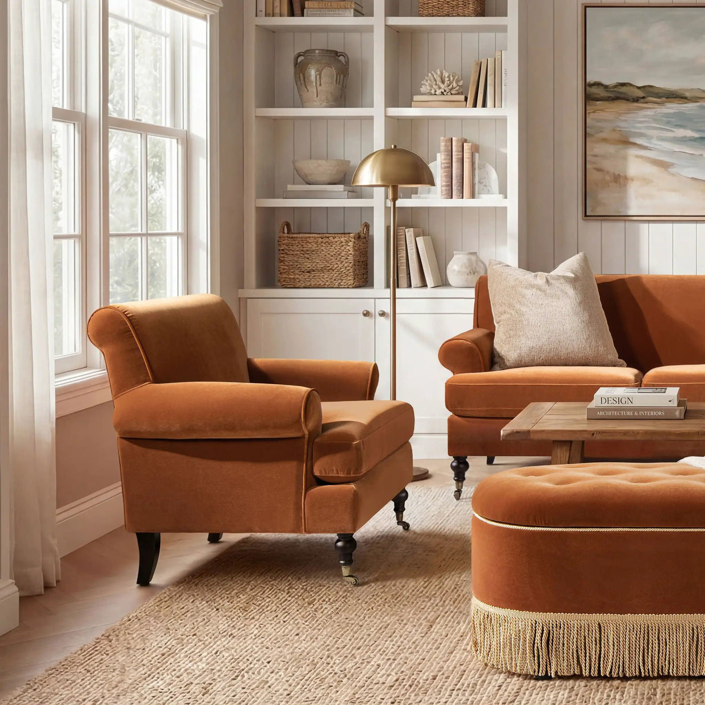 Alana Lawson - Accent Arm Chair Casters by Unique Piece Furniture