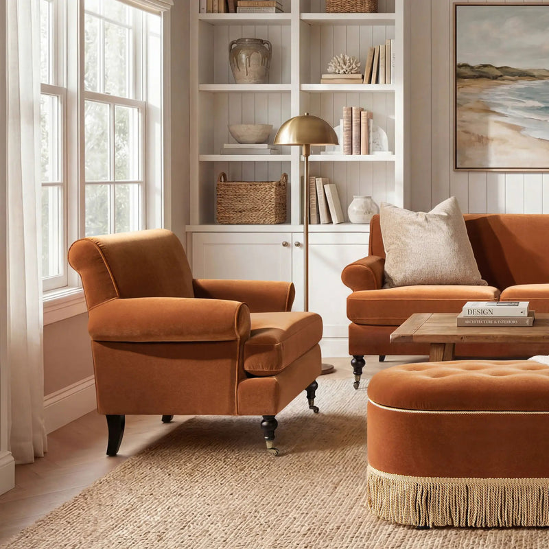 Alana Lawson - Accent Arm Chair Casters by HouseOfZazla