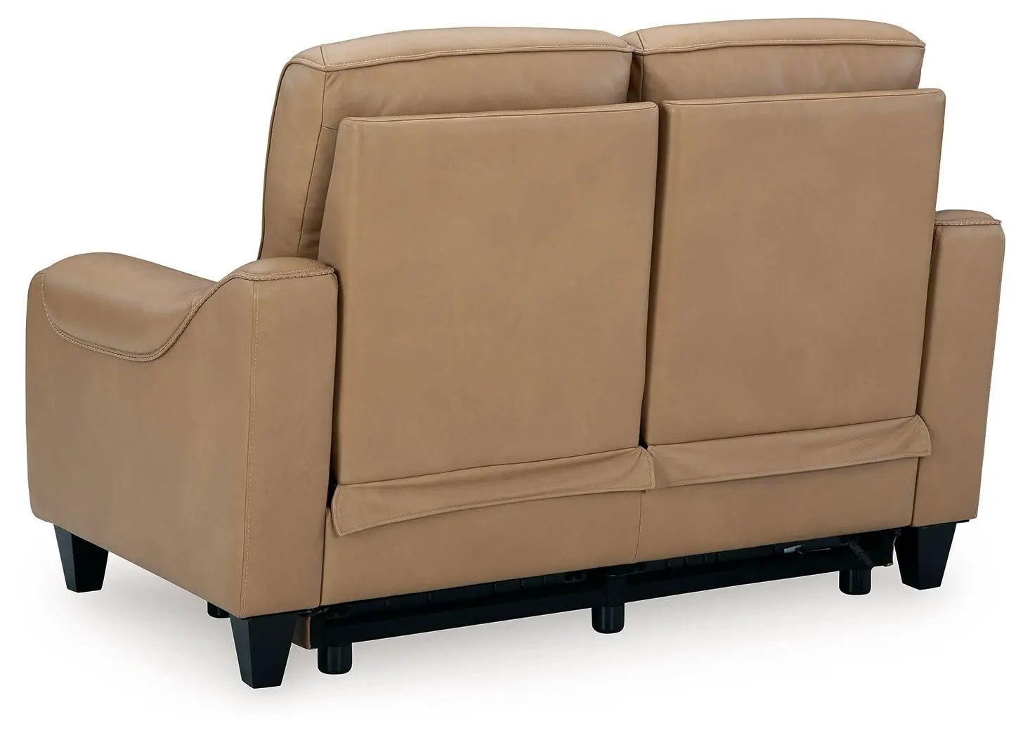Mosswell - Power Reclining Loveseat With Adj Headrest - Toffee by Unique Piece Furniture