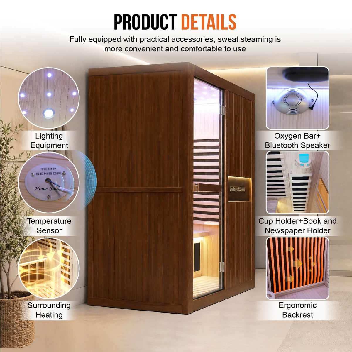 2165W Sauna, photo 4 of 10