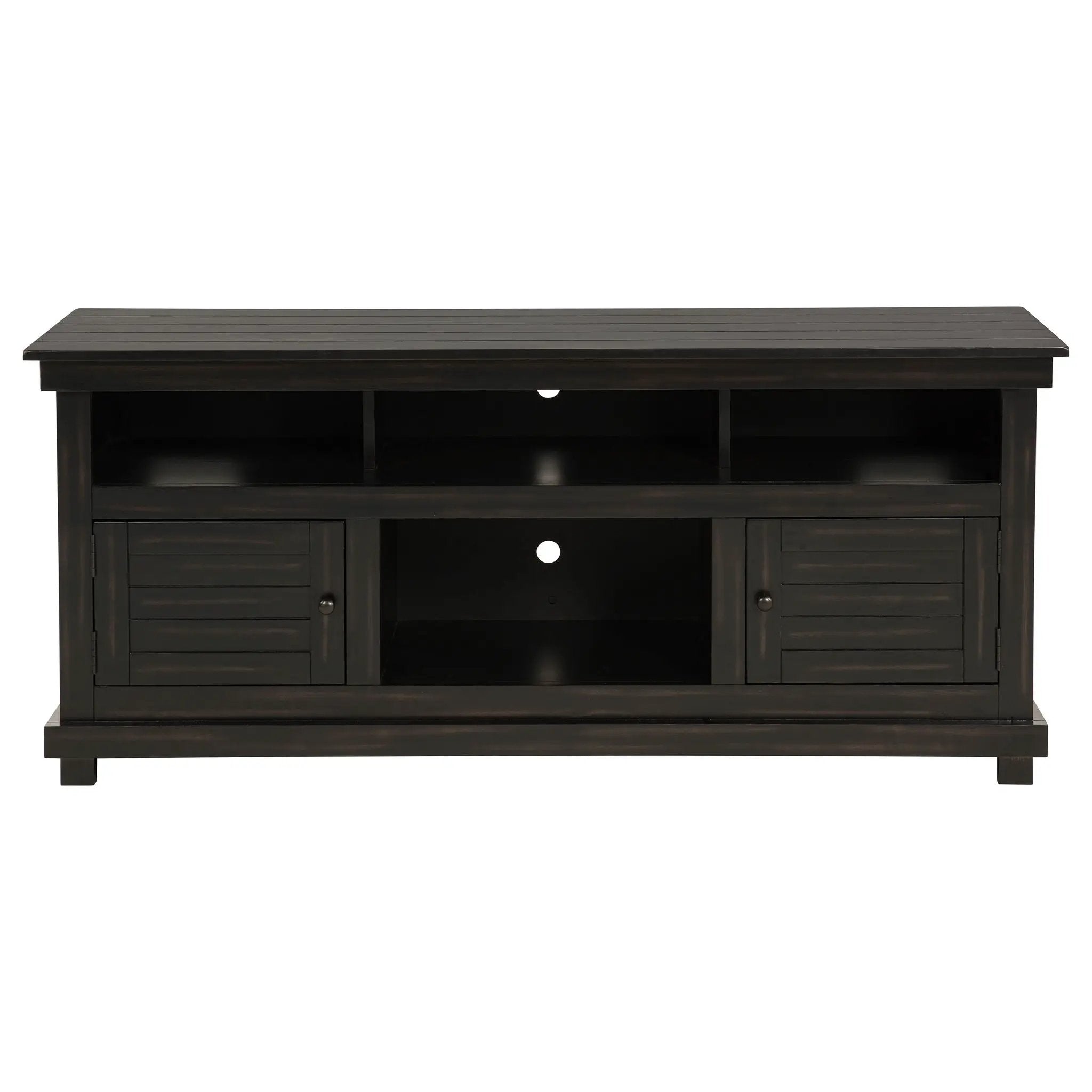 Payne 60-inch TV Stand Media Console Distressed Java by Unique Piece Furniture