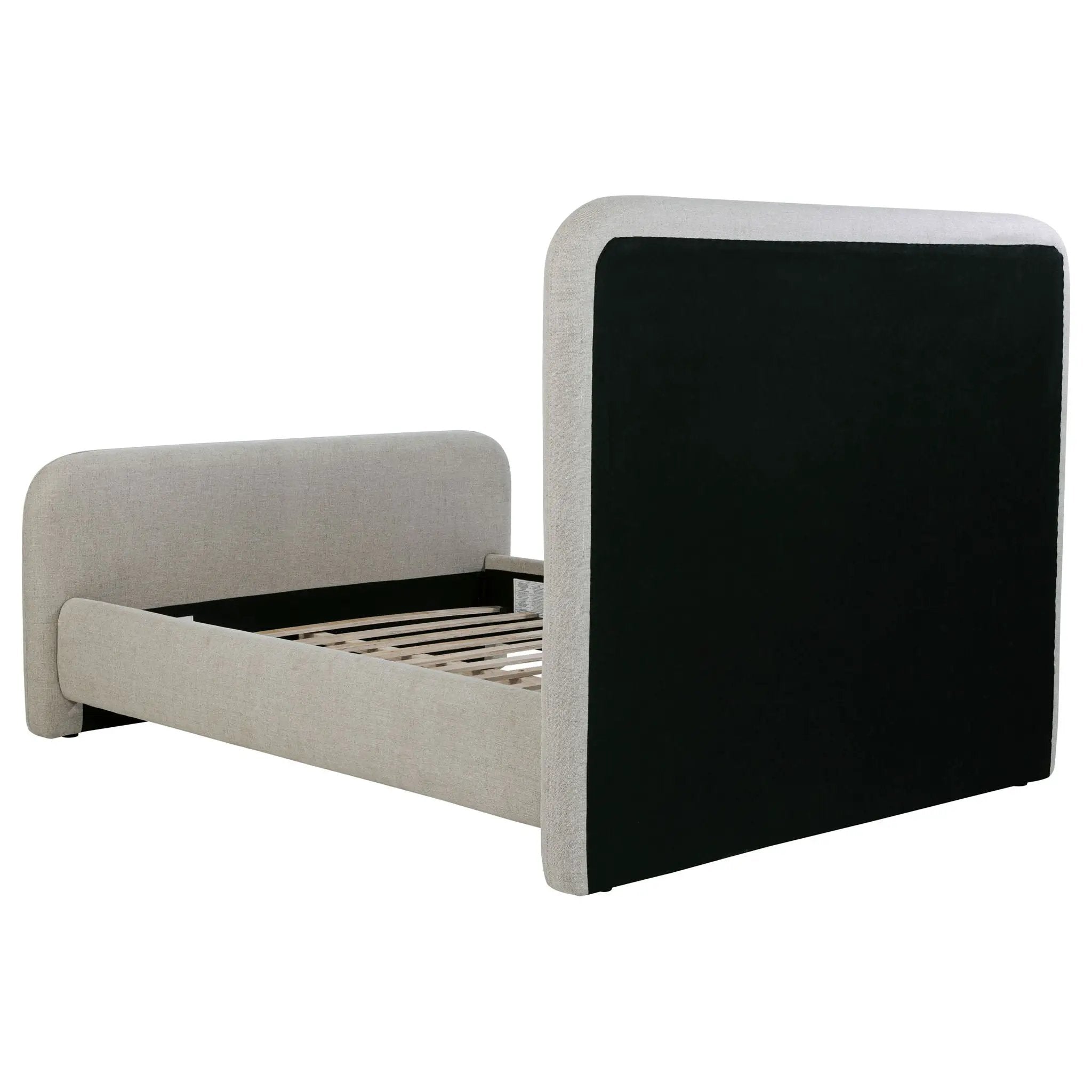 Wren Upholstered Queen Panel Bed Grey by Unique Piece Furniture