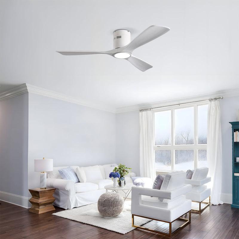 52 Inch Mounting Type Solid Wood Ceiling Fan With Light Kit by HouseOfZazla