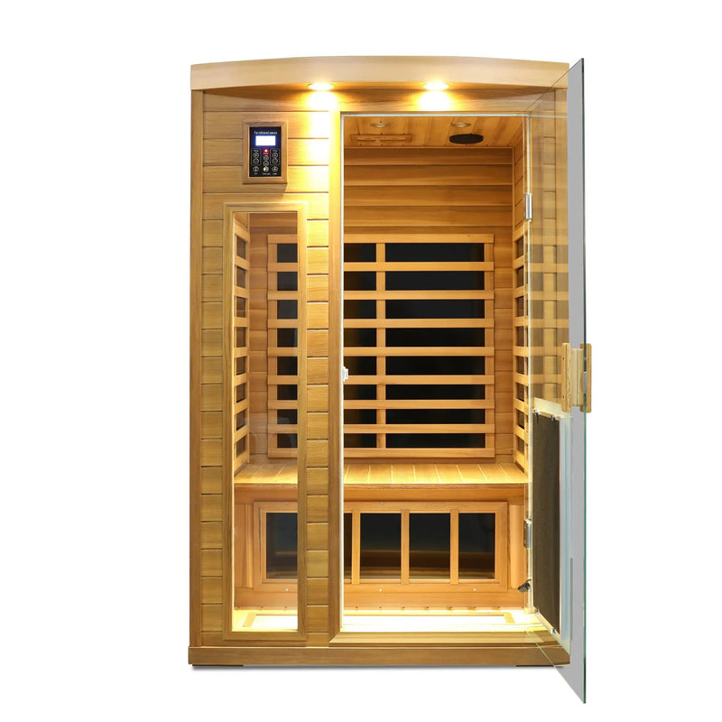 Low EMF Two Person Far Infrared Sauna by HouseOfZazla