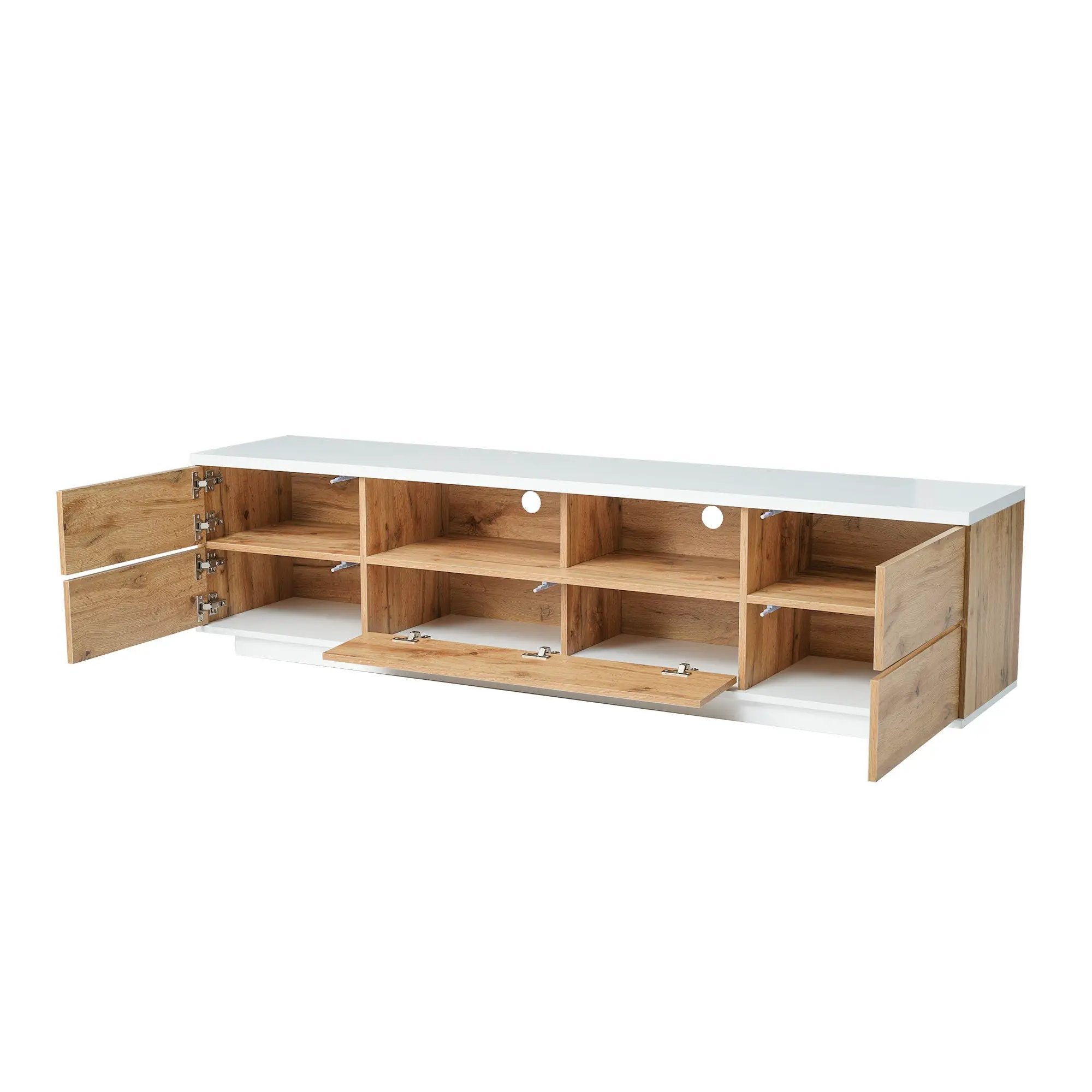 Modern TV stand with Multi-Functional Storage by BLAKHOM