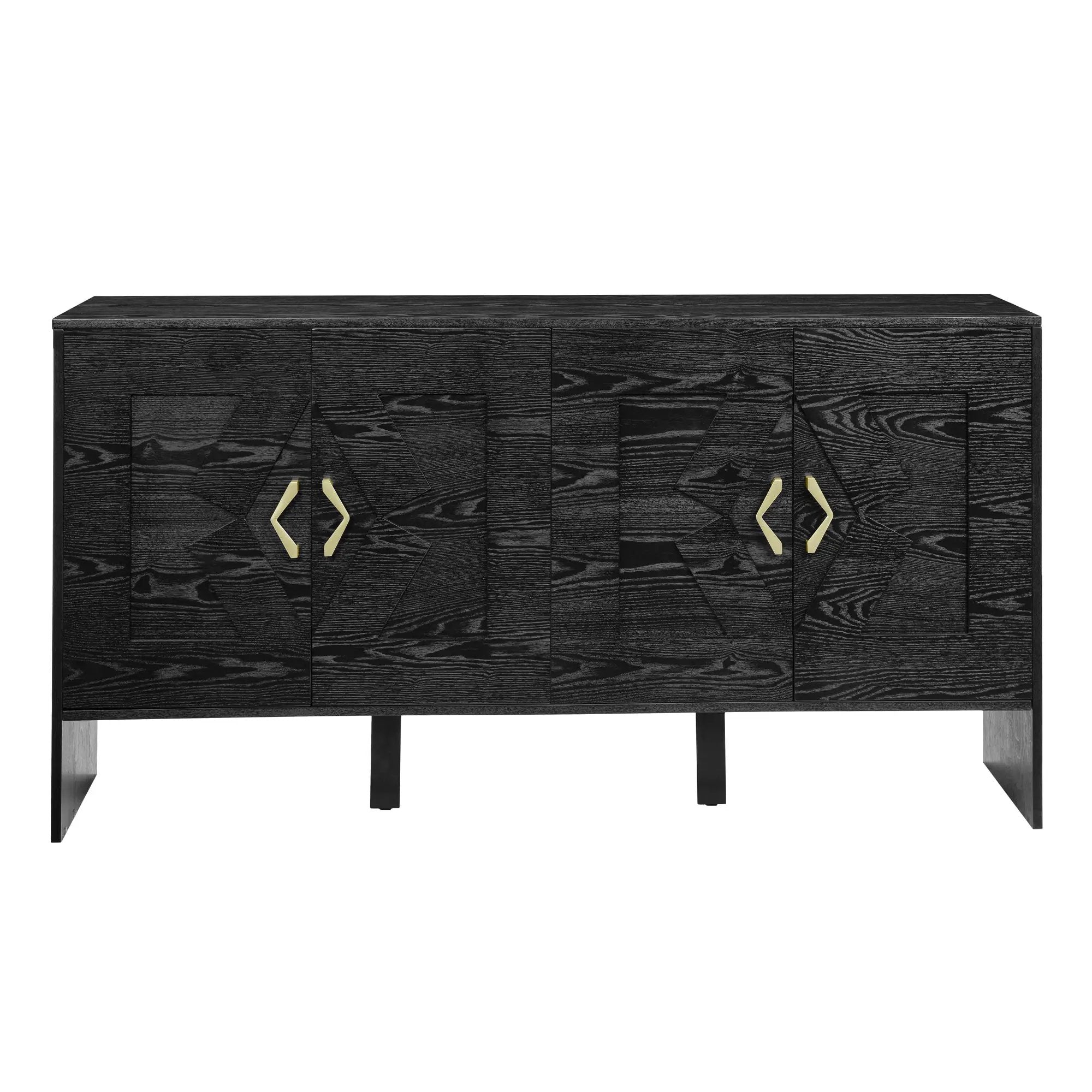 60" Mid Century Modern Sideboard Buffet Cabinet with Storage by HouseOfZazla
