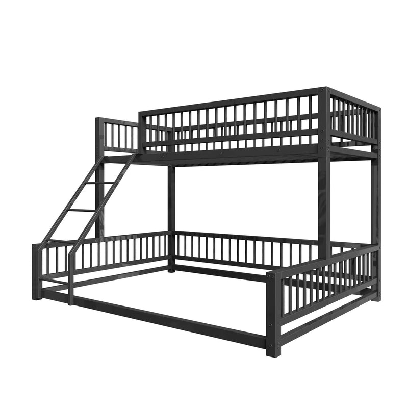 Bunk Bed With Ladder And Safety Guardrails by HouseOfZazla
