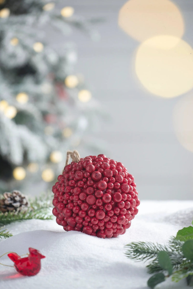 6.5" Traditional Red Berry Ball by HouseOfZazla