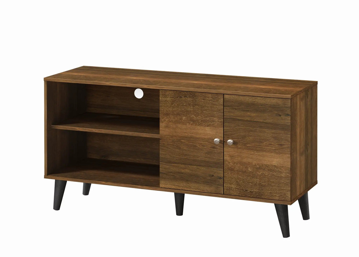 Amidon - TV Stand, With 2 Storage Shelves And 1 Cabinet by HouseOfZazla