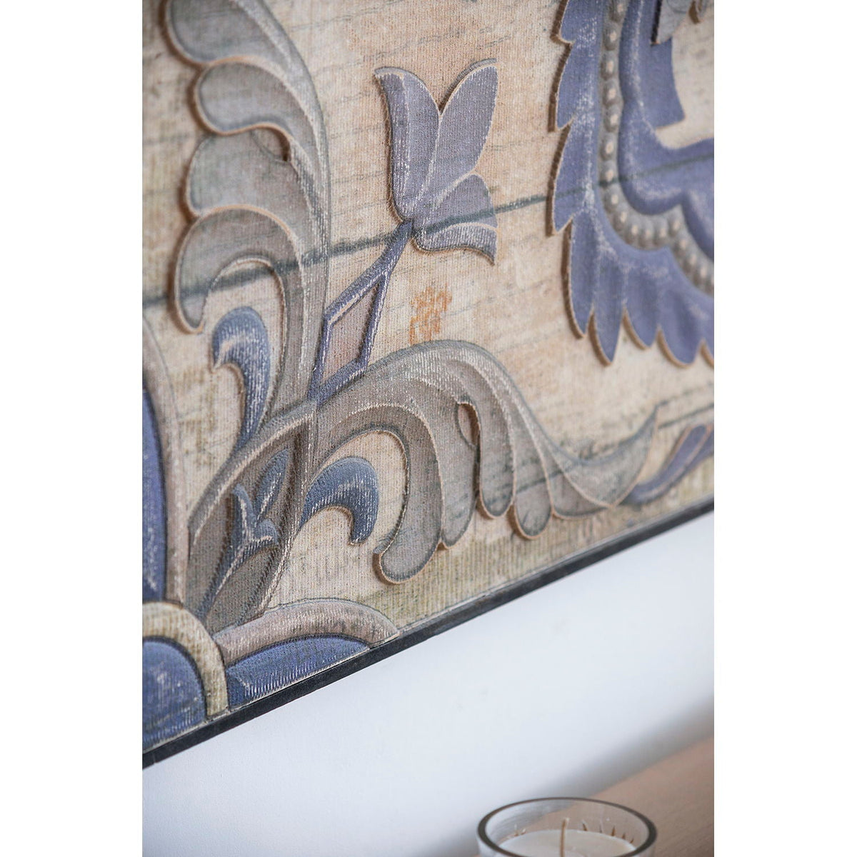 Large Multicolor Square Wall Decor Panel with Refined Pattern - 48", photo 8 of 9