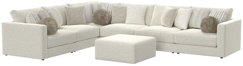 Ritzy - Modular Sofa And Included Cocktail Ottoman by Unique Piece Furniture