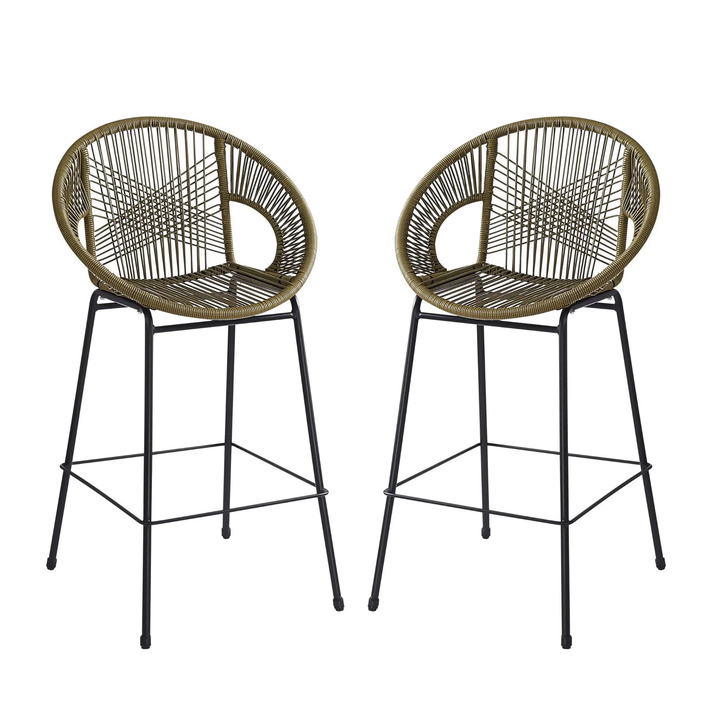 Ferrara Outdoor Patio Barstool (Set of 2) by HouseOfZazla