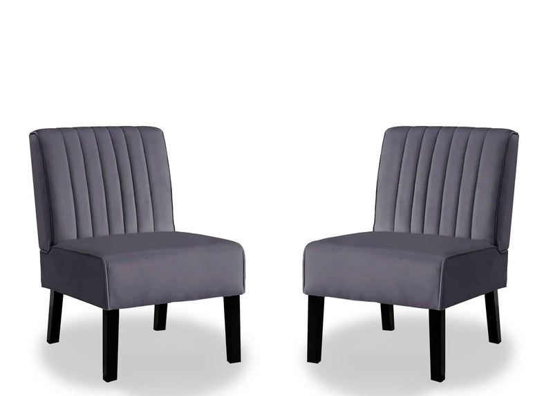 Reese - Mid-Century Modern Accent Chairs With Minimalist Design (Set of 2) by HouseOfZazla