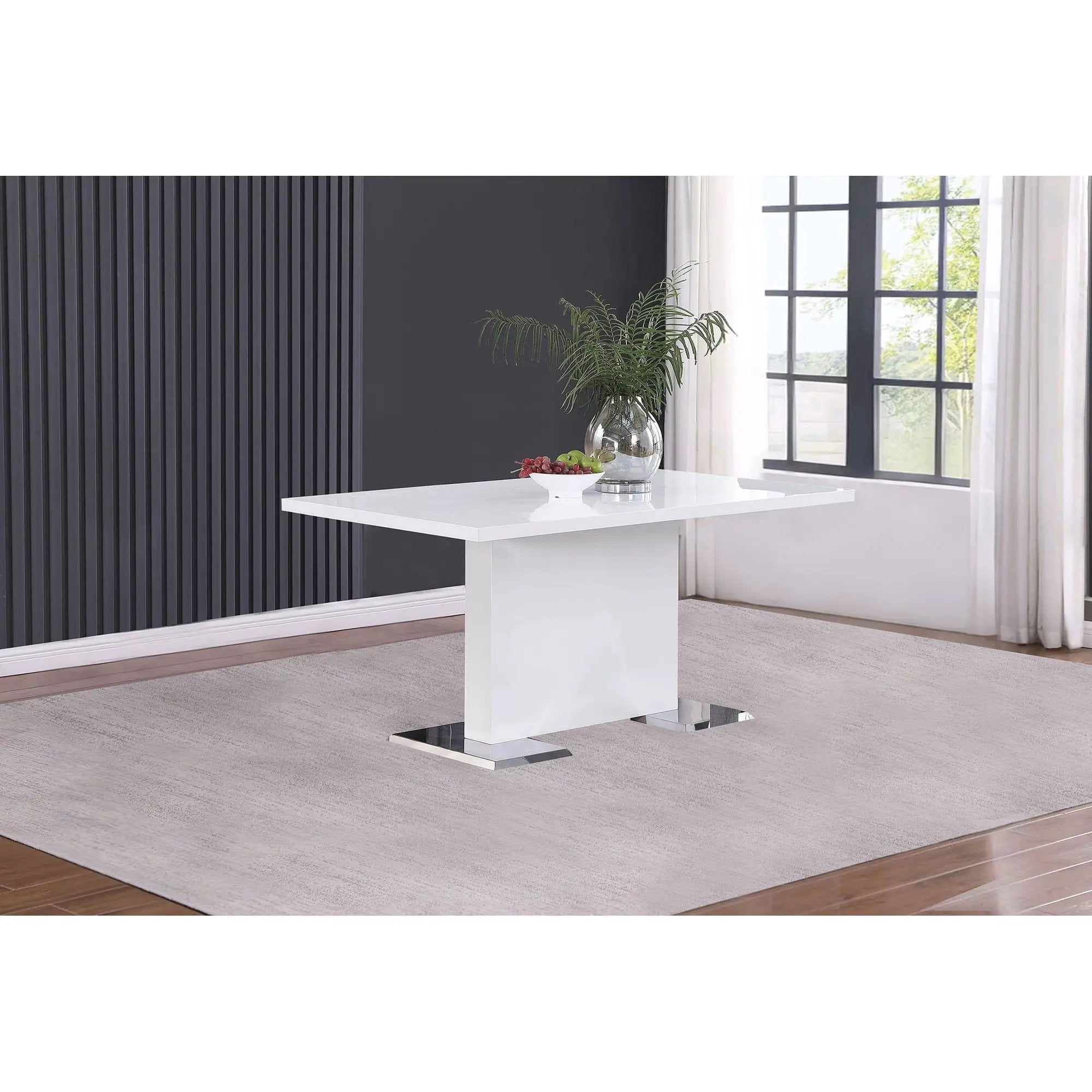Varela - Dining Table - White by HouseOfZazla