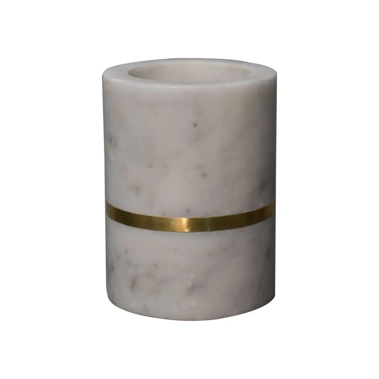 Brass Inlay Bathroom Set of 5 by HouseOfZazla