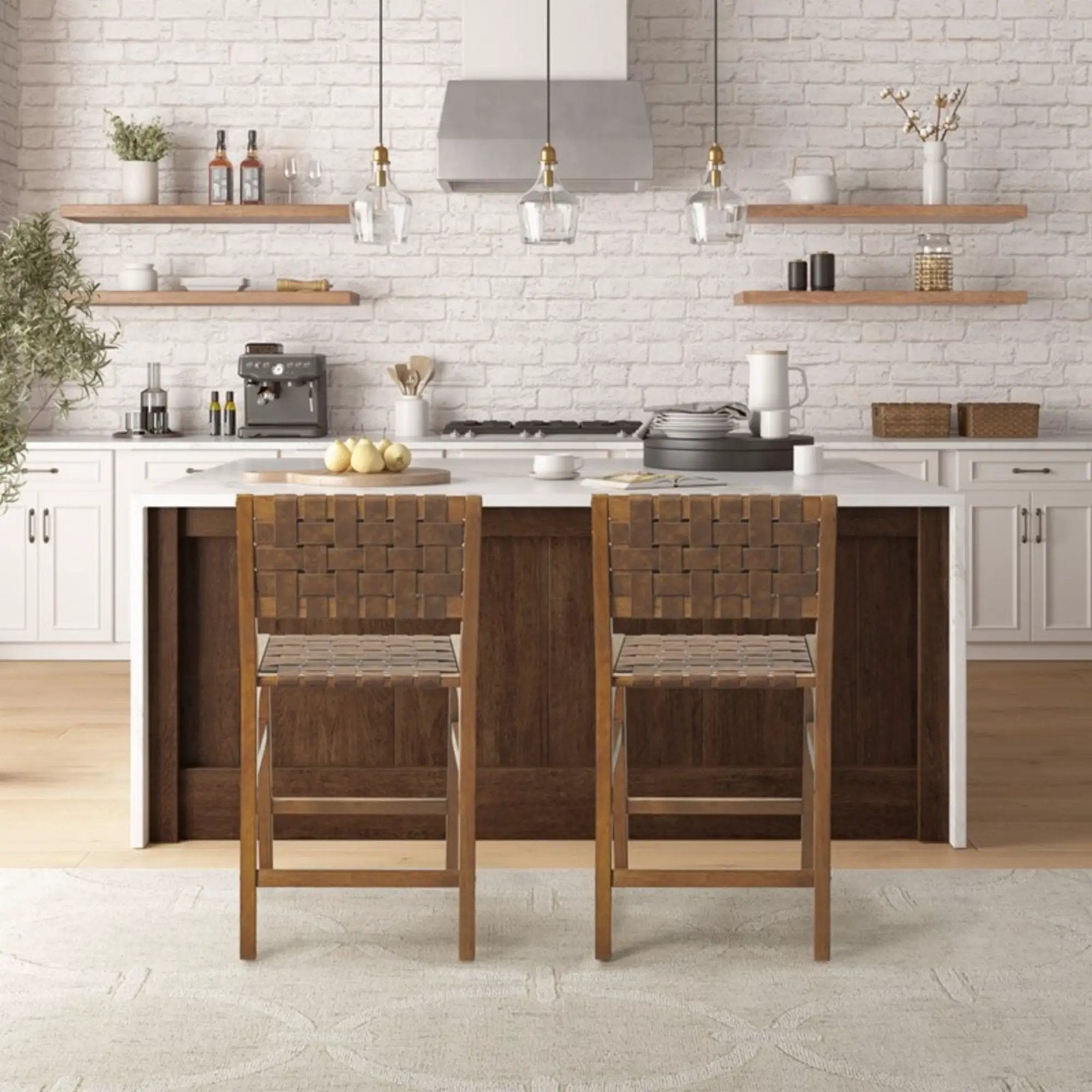 Oslo - Counter Stool - Brown by Unique Piece Furniture