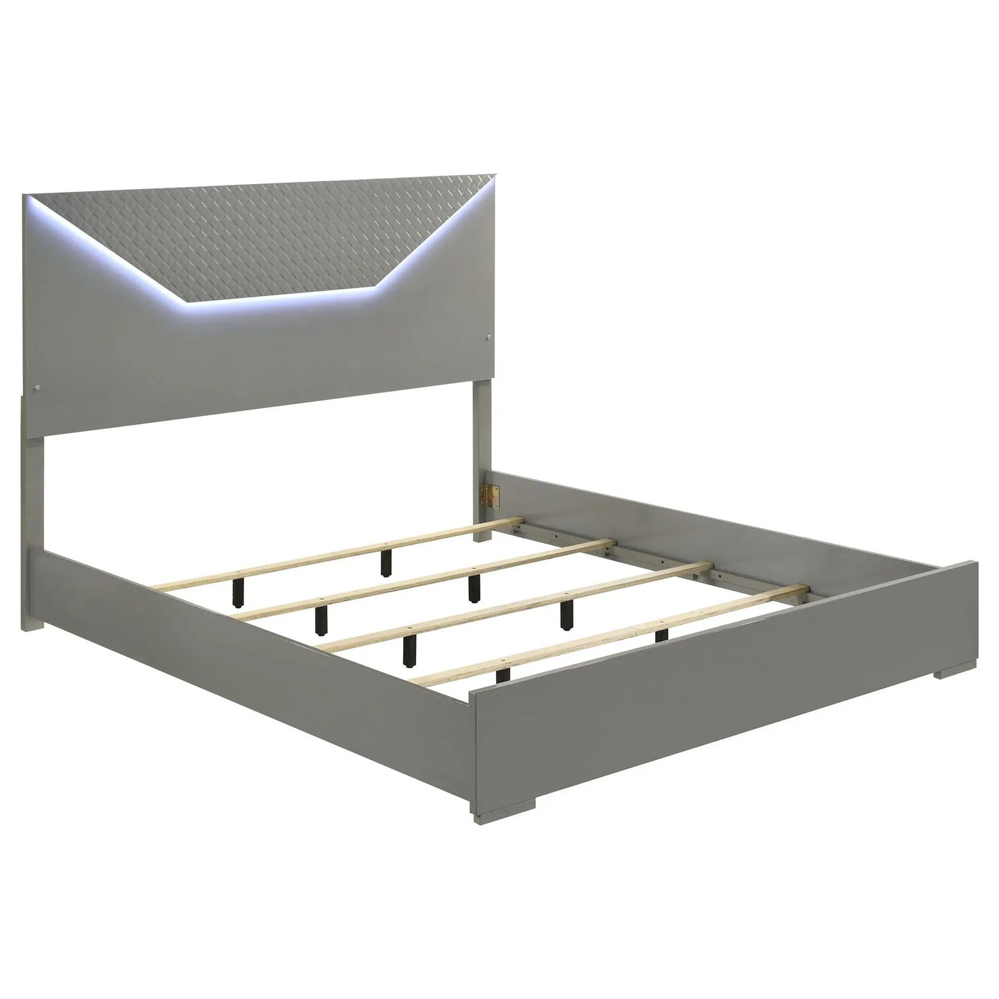 Pierce - Panel Bed LED Headboard by HouseOfZazla