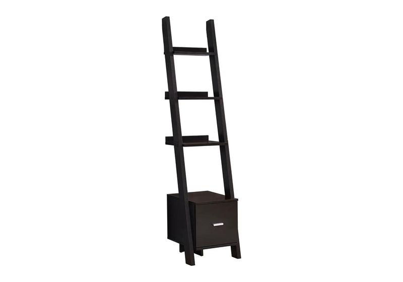 Contemporary Corner Ladder Bookshelf for Office by HouseOfZazla