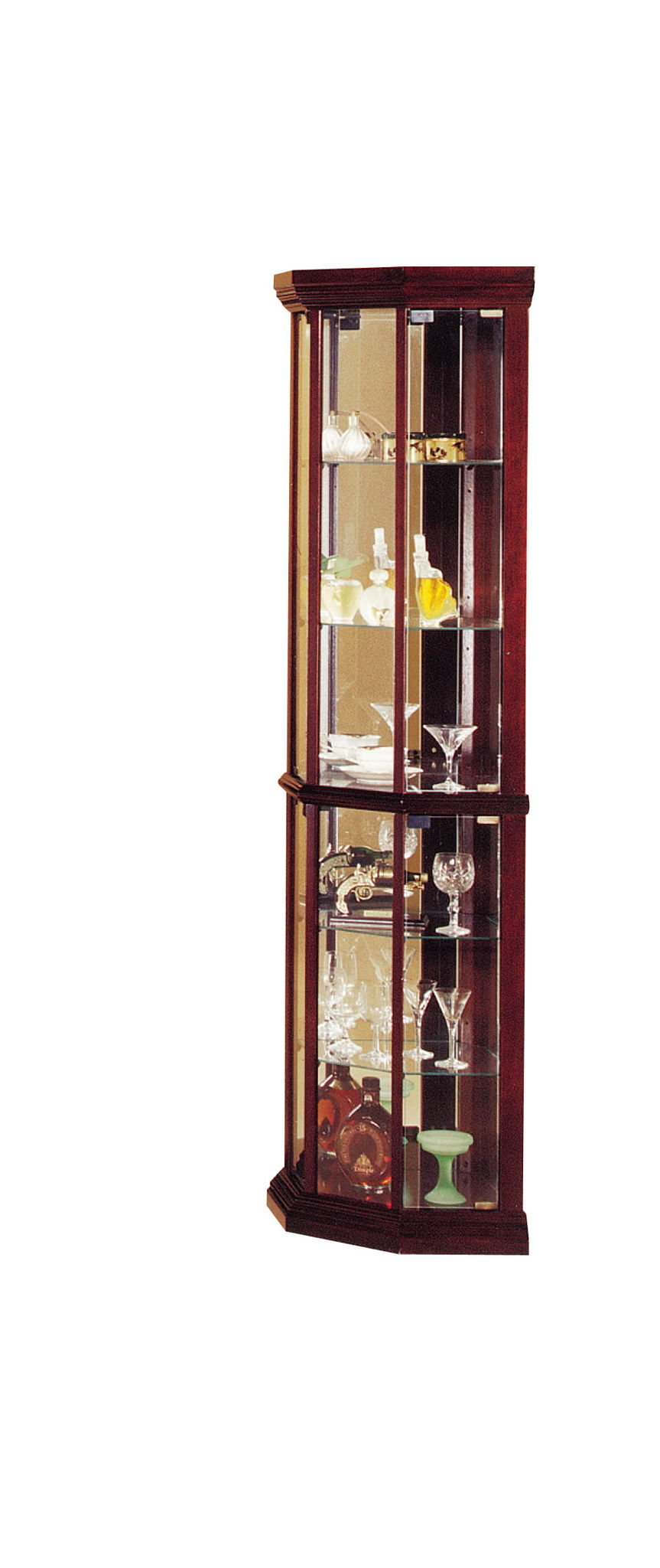 Huxley Curio Cabinet (Corner) - Cherry, photo 4 of 4