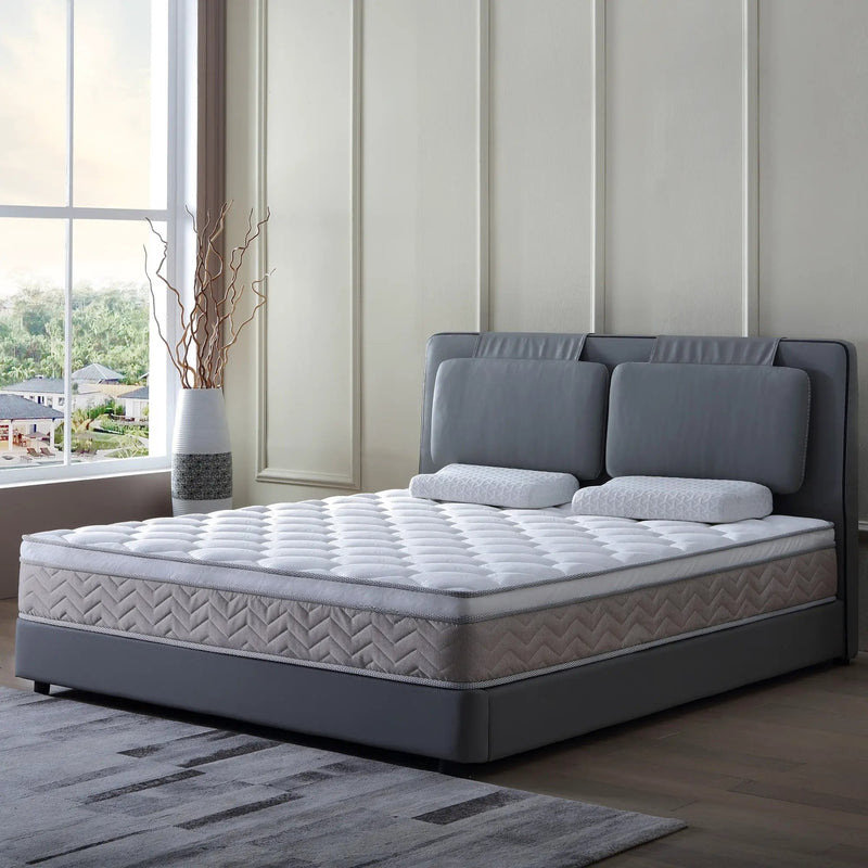 12 Inch Hybrid Mattress in a Box - Medium Firm by HouseOfZazla