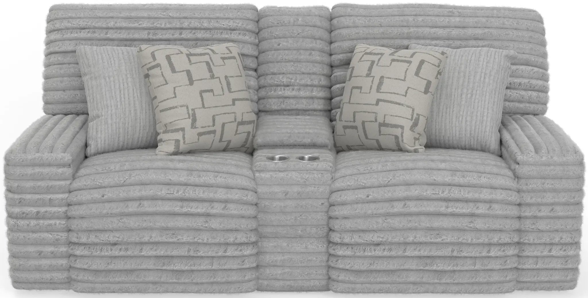Lynx - Power Reclining Console Loveseat With Zero Gravity by Unique Piece Furniture