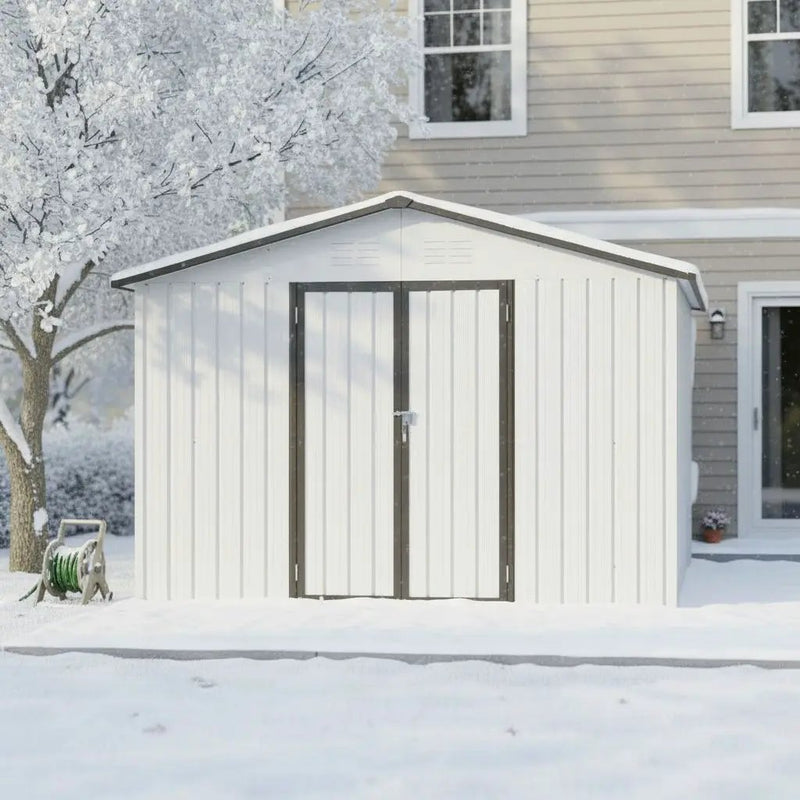 10' x 12' Garden Sheds Outdoor Storage Sheds by HouseOfZazla