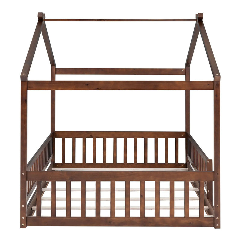 Bed House Bed Frame With Fence by Unique Piece Furniture