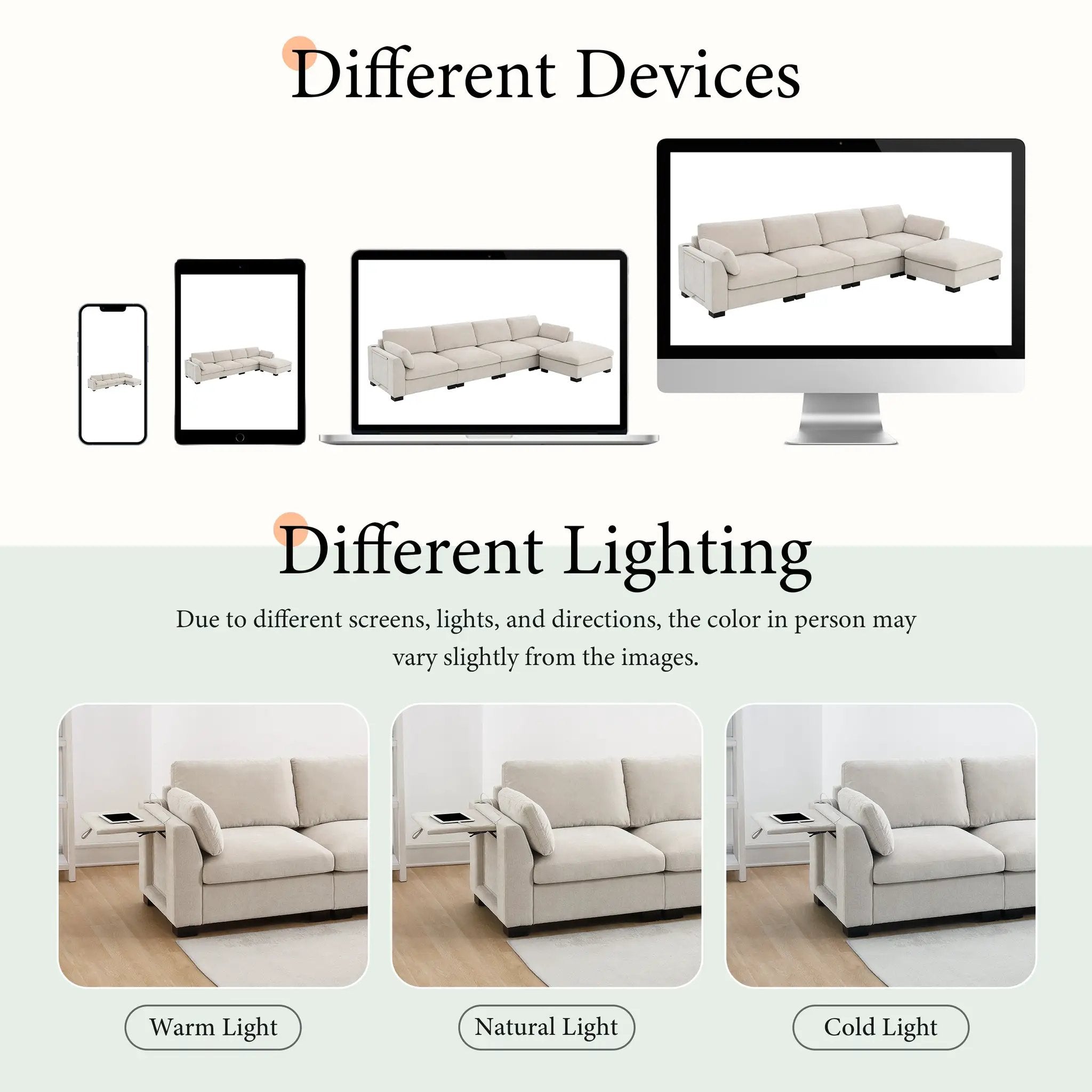130" Modular Sectional Sofa by HouseOfZazla