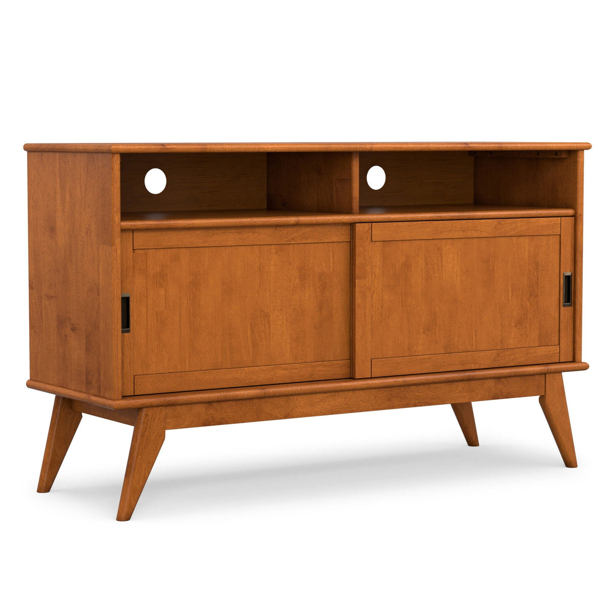 Draper - Handcrafted Mid Century Low TV Media Stand, photo 32 of 40