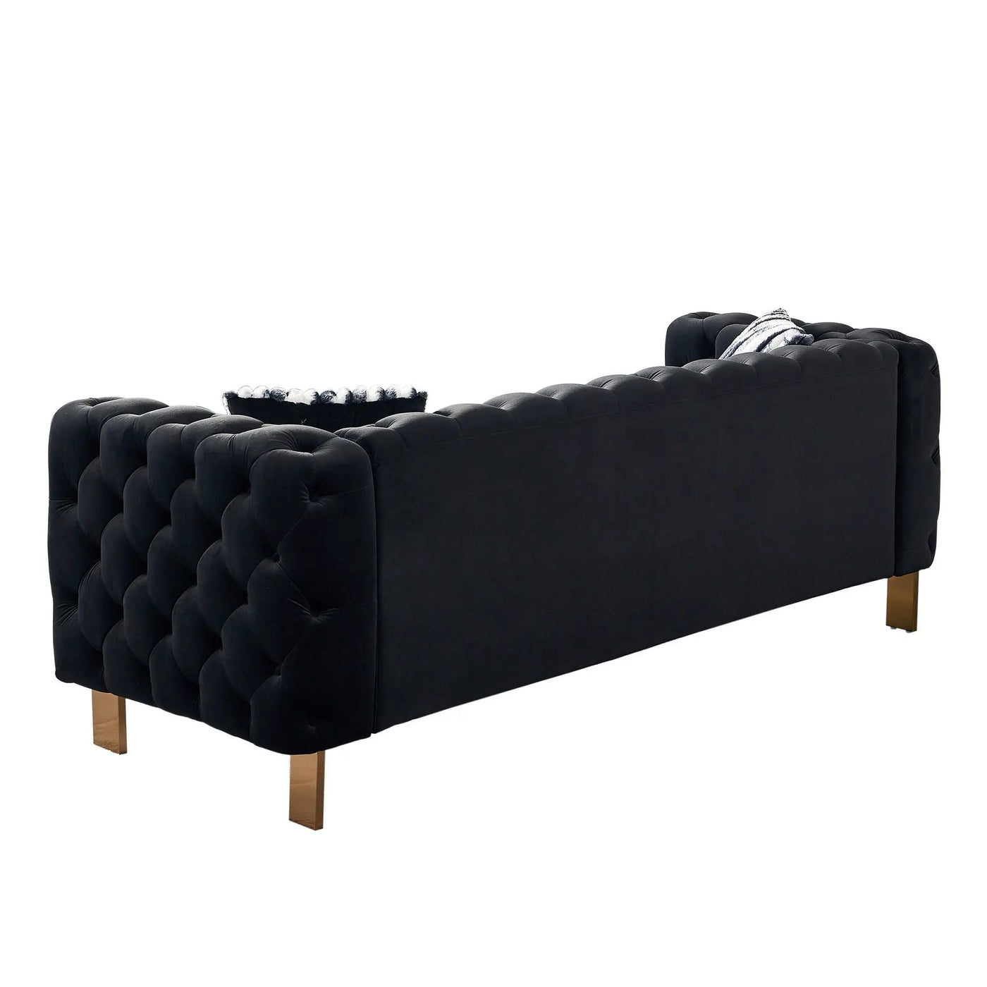Chesterfield - Modern Tufted Living Room Sofa, 84.25''W Couch by HouseOfZazla