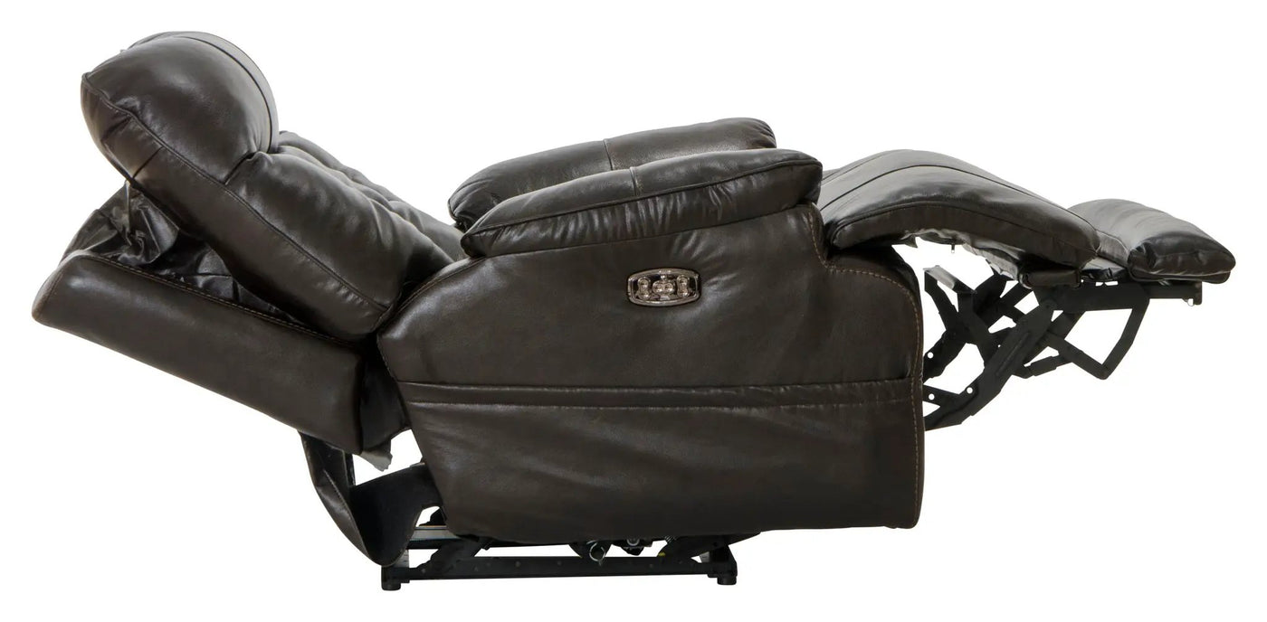 Naples - Power Headrest With Lumbar Power Lay Flat Recliner by Unique Piece Furniture