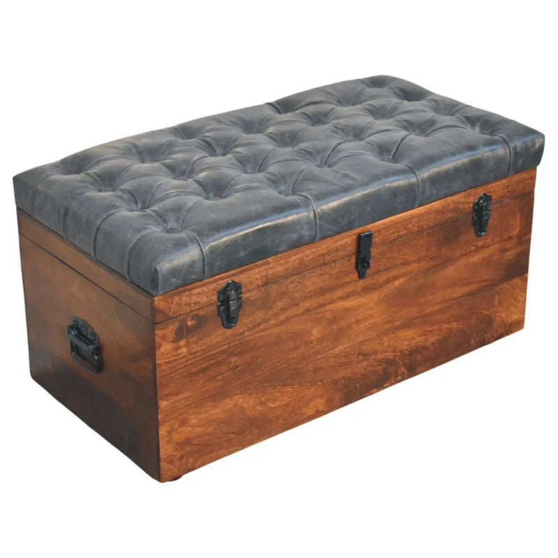 Solid Wood Storage Bench by HouseOfZazla
