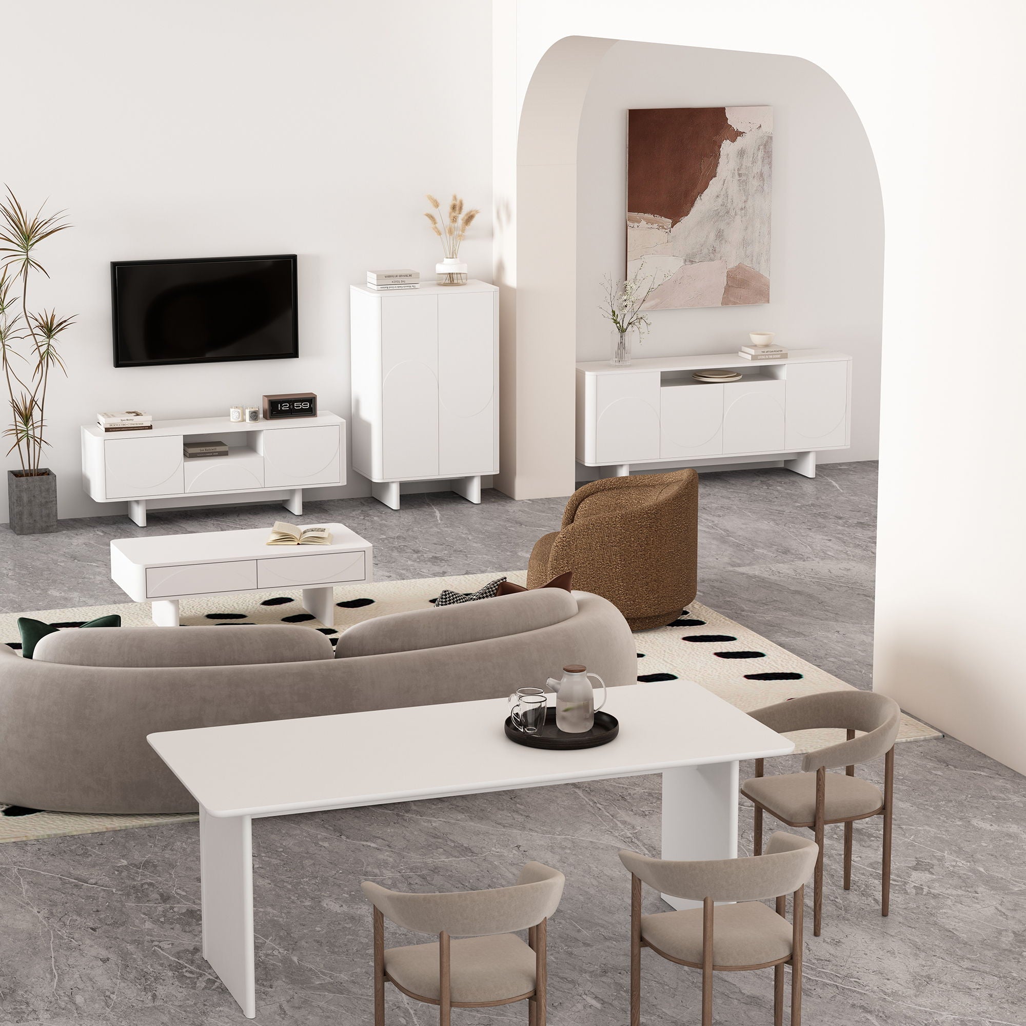 Ella - Sideboard With Adjustable Shelves by HouseOfZazla