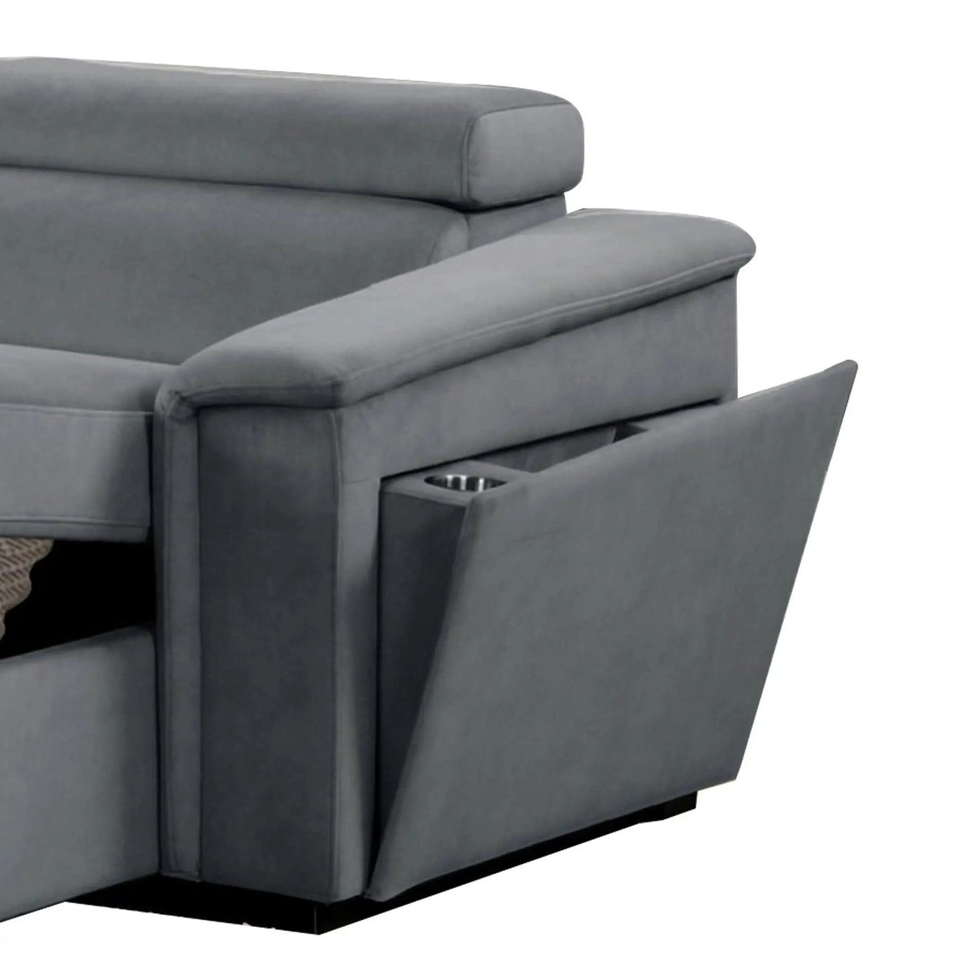 Harvey - Power Recliner Sleeper Sectional by HouseOfZazla
