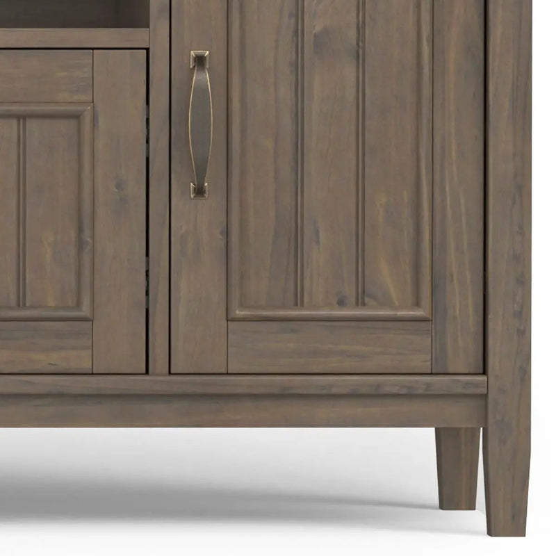Lev - Handcrafted TV Media Stand - Smoky Brown by Unique Piece Furniture