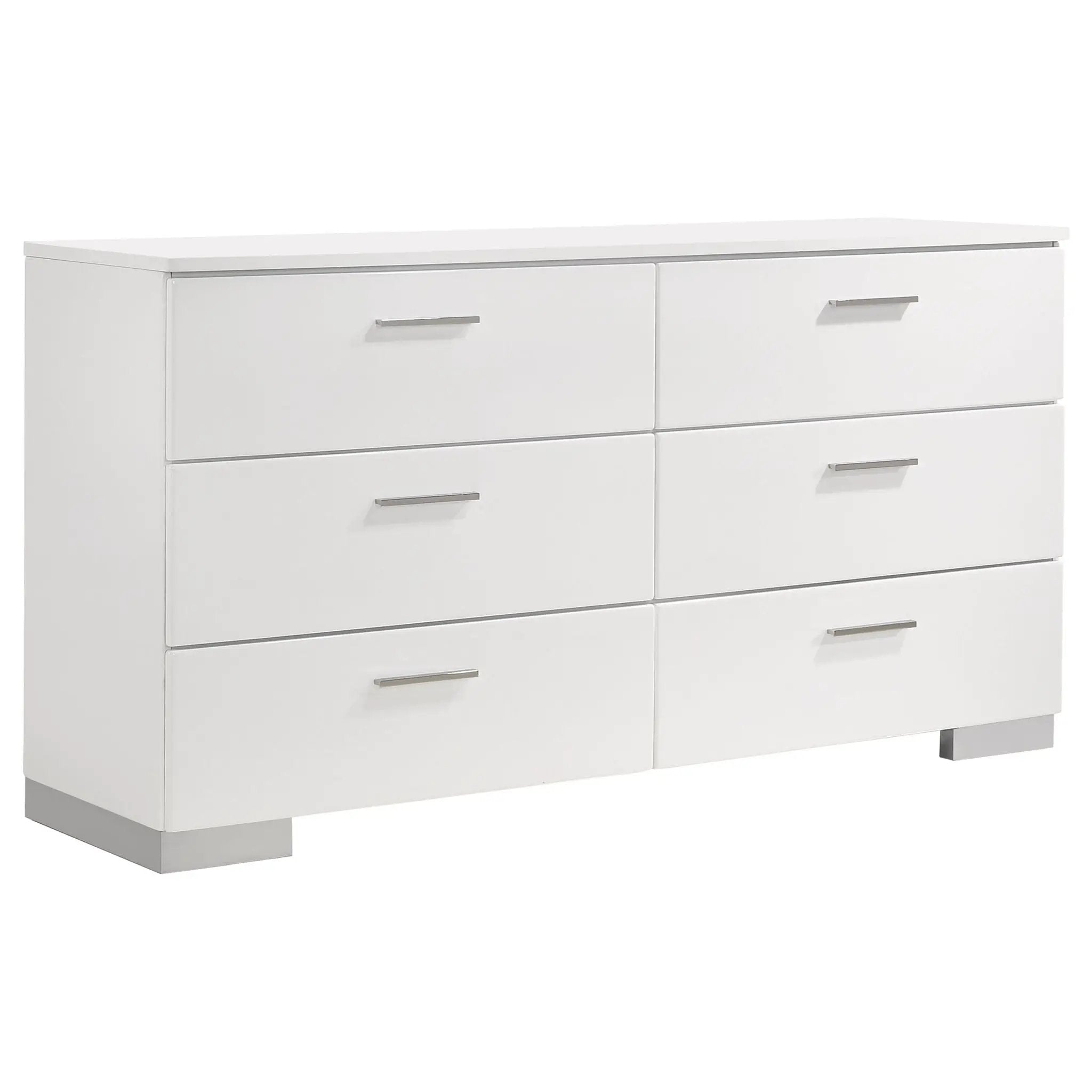 Felicity 4-piece Eastern King Platform Bedroom Set White by Unique Piece Furniture