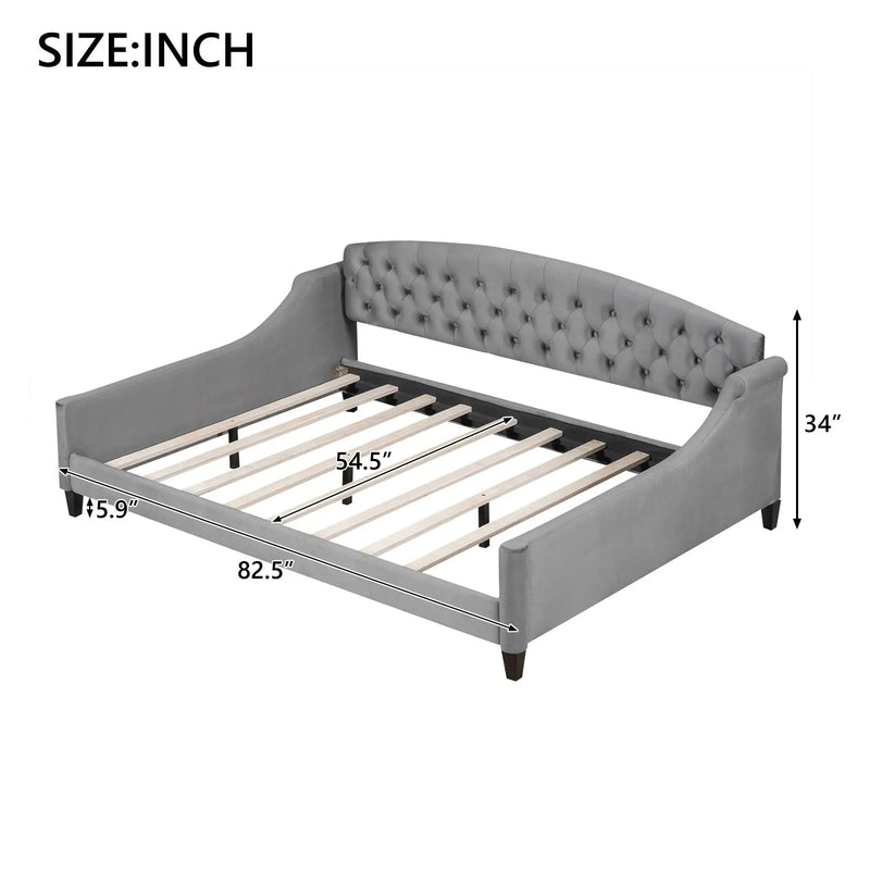 Modern Tufted Button Daybed by Unique Piece Furniture