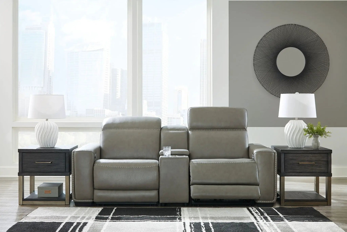 Correze - Power Reclining Sectional by Unique Piece Furniture