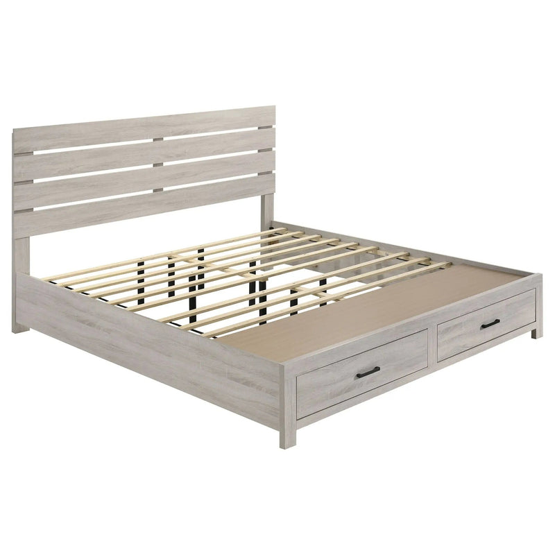 Brantford 5-piece Eastern King Bedroom Set Coastal White by Unique Piece Furniture