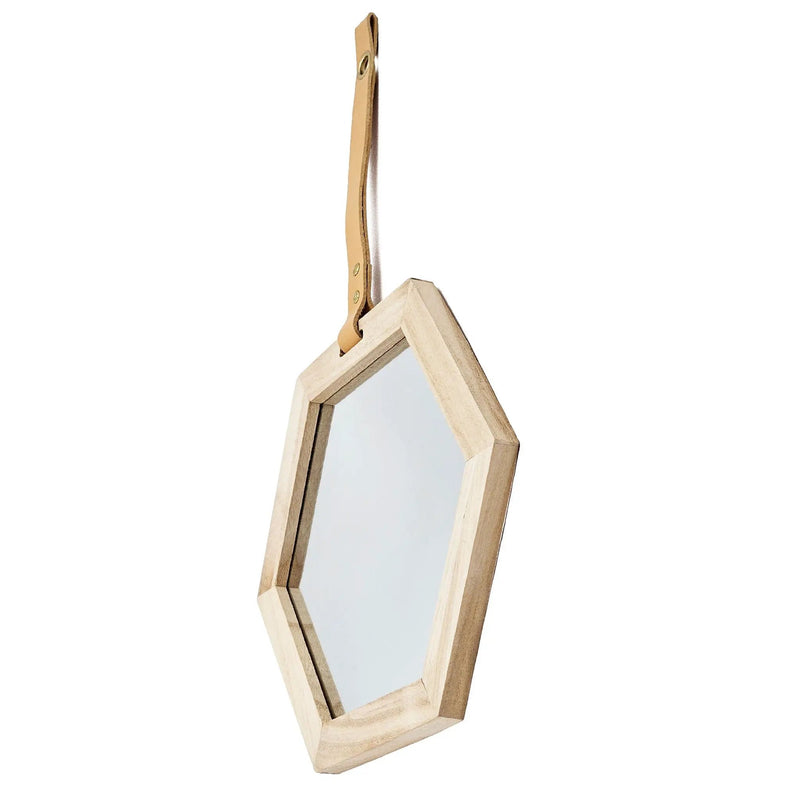 Harlan - Wall Accent Hexagon Mirror by HouseOfZazla
