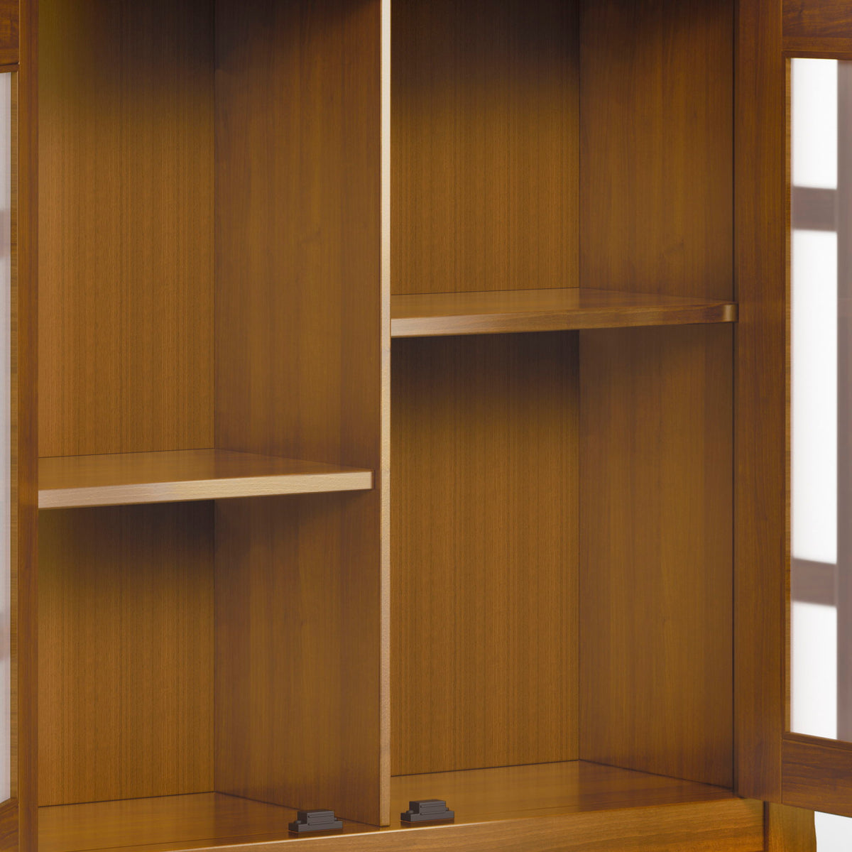 Storage Media Cabinet with Adjustable Shelves - Dark Brown, Light Brown, Dark Gray, photo 32 of 33